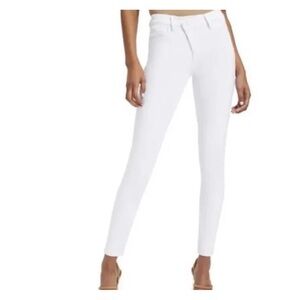 GOOD AMERICAN Good Legs Skinny Jeans Size 29 Stretch White Criss Cross Waist
